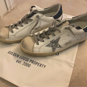 New with box and bag. Golden Goose Super Star Classic with Spur. Size 40